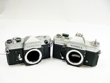 Yashica J-7  ElectroAX bodies  Parts  as is  Pair 16.50  13 