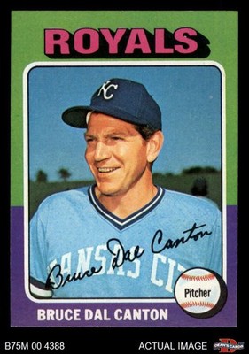 1975 Topps Mini #472 Bruce Dal Canton Royals 5 - EX