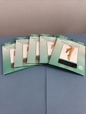 VTG Walgreens Knee Highs Lot   Queen Size   5 Pairs NOS   Reinforced Toe