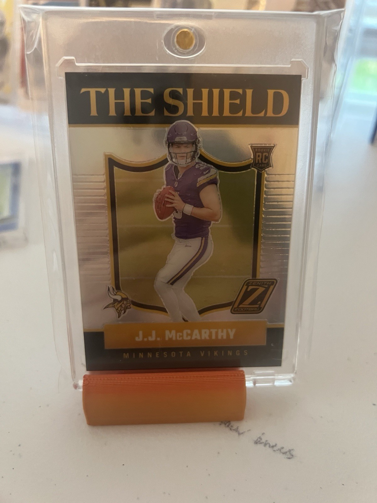 2024 Panini Zenith The Shield JJ McCarthy SSP Case Hit Vikings