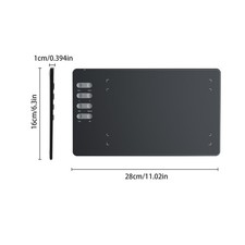 2-Graphics Drawing Tablet 195x122mm Active Area With 16384 Pressure Levels 8