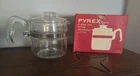 Vintage 4 CUP PYREX PERCOLATOR 7754-B With Original BOX