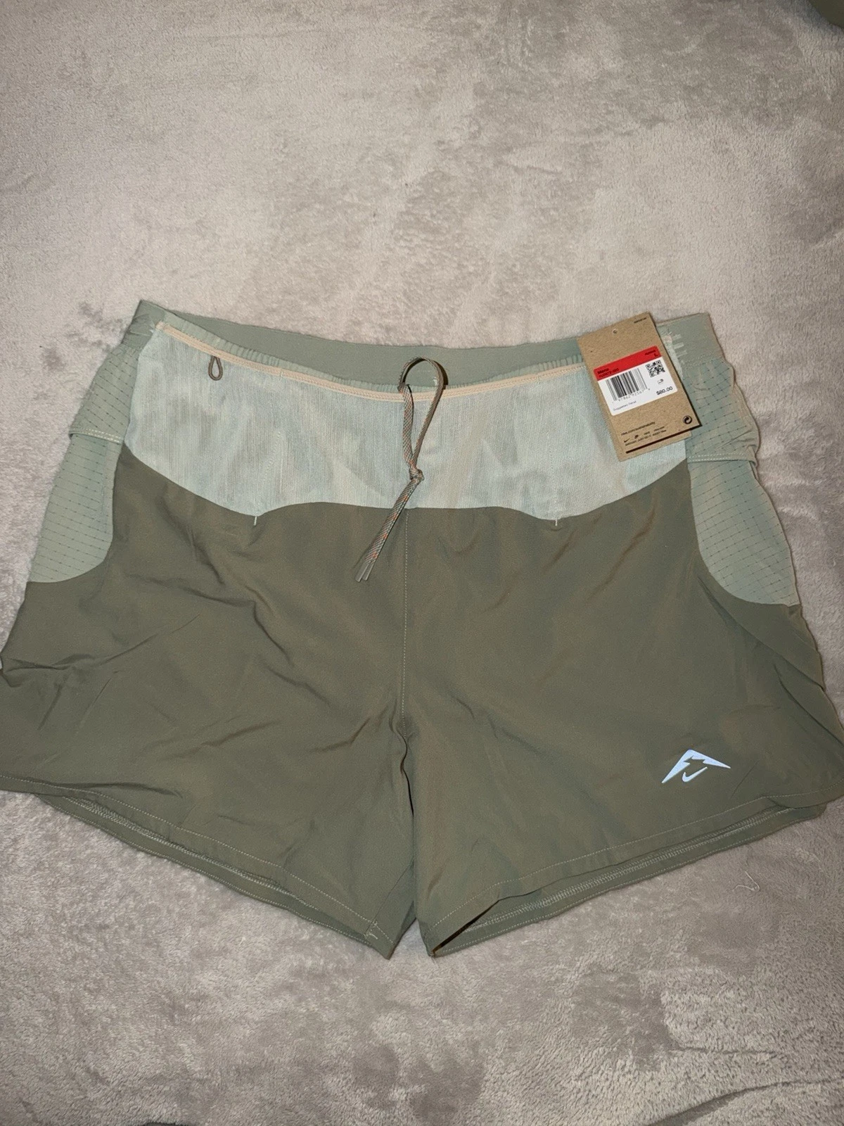 Nike Second Sunrise Dri-FIT ADV 5” Trail Running Shorts Mens Size L HJ3572-320