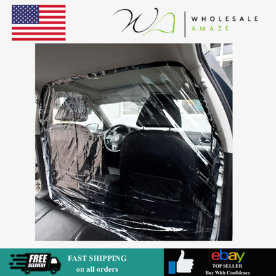Car Taxi Isolation Film, Fully Enclosed Anti-Saliva Transparent Protective Cover