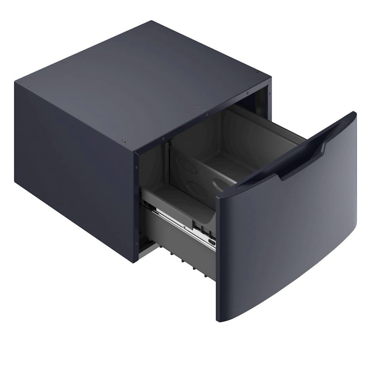 GE Profile 28-Inch Laundry Pedestal with Storage Drawer in Carbon Graphite