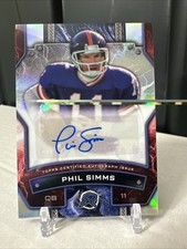 MINT AUTO REFRACTOR Phil Simms 2025 Topps Resurgence #RS-PS NEW YORK GIANTS NFL 