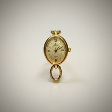 Vintage Lorus Ladies Watch Gold Tone Y481-7240 Band 5-8