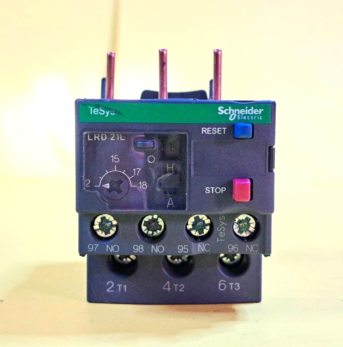 SCHNEIDER ELECTRIC TESYS LRD21L 12-18A DIFFERENTIAL THERMAL OVERLOAD RELAY 1NONC