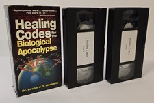 HEALING CODES FOR THE BIOLOGICAL APOCALYPSE (QTY. 2 VHS 3hrs52min 2000) DR. LEN