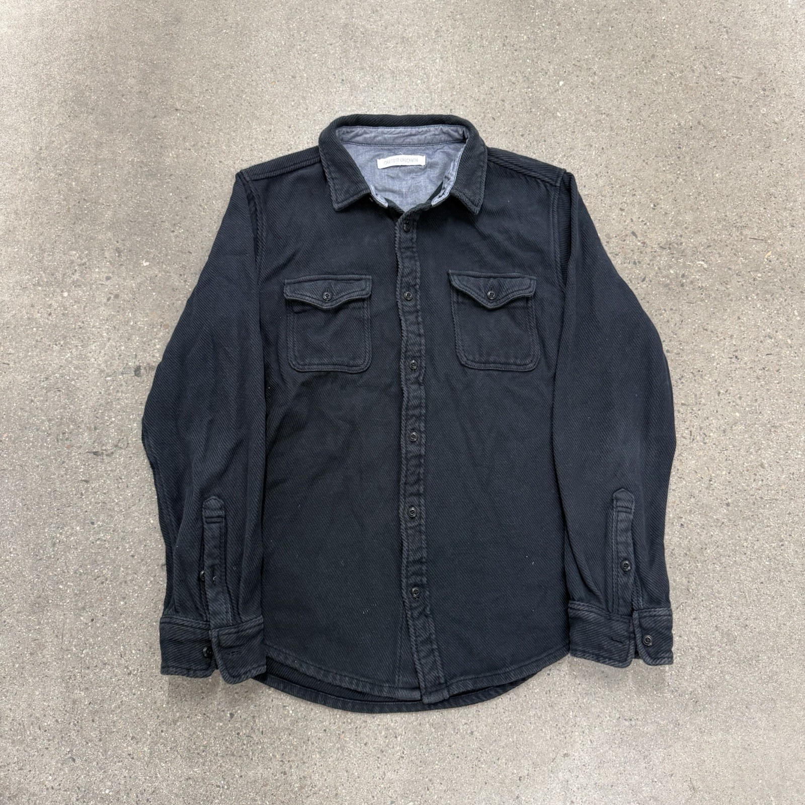 Outerknown Men's Button Down heavyweight Shirt Si… - image 1