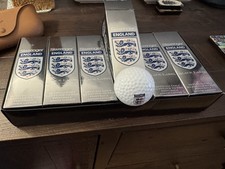 Rare-Slazenger- Official England Black Label Golf Balls box 18 balls in total 