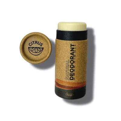 HYGR Natural Deodorant in Citrus 25Grams 1x ( Small Dedorant )