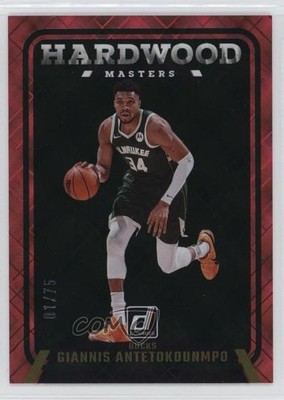 2024 Panini Donruss Hardwood Masters Red Diamond 1/75 Giannis Antetokounmpo 11ng
