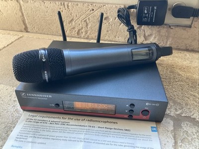 Sennheiser True Diversity Receiver EW100 G3 & E815 Microphone