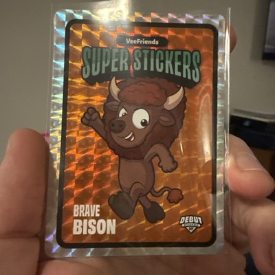 VeeFriends Spectacular Series Super Sticker Brave Bison Orange Debut Gary Vee SP