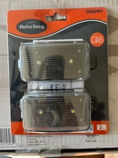 Habor Breeze LED Solar Deck Lights 2-pack- Mo...