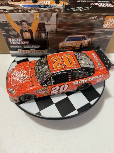 Tony Stewart #20 Home Depot Watkins Glenn Win 2007 COT 1/24 Nascar Diecast - Picture 2 of 13