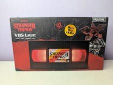 Image of NEW - Stranger Things VHS LED Logo Light Gift - Officially Licensed - VHS Size