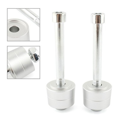 23mm Lenkerläden-Risers Kit Silber für Ducati Hypermotard 821 2013-2015