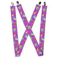 Buckle-Down Unisex Adult Suspenders 1.5-Inch Wide Regular Purple (Us Import)