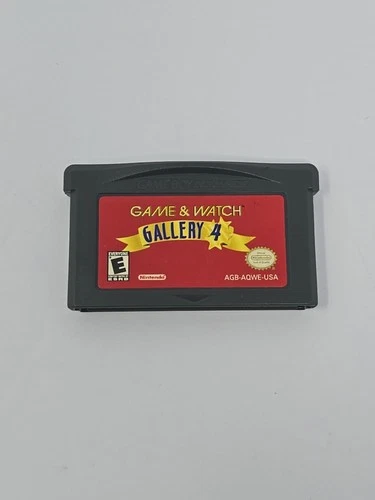 Game & Watch Gallery 4 (Nintendo Game Boy Advance, 2002) Tested Cartridge