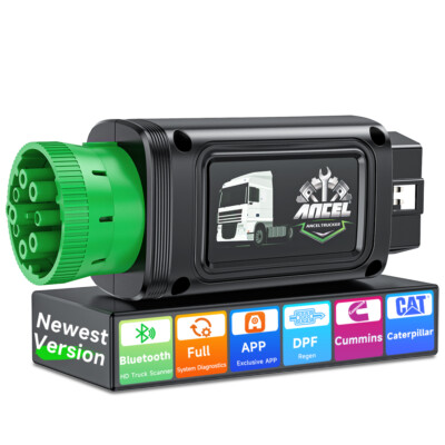 Diesel Heavy Duty Truck OBD Scanner Diagnostic DPF Regen for Cummins Caterpillar
