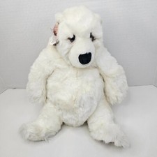 Lou Rankin Fairbanks Jr White Polar Bear Plush Stuffed Animal Toy Dakin Applause