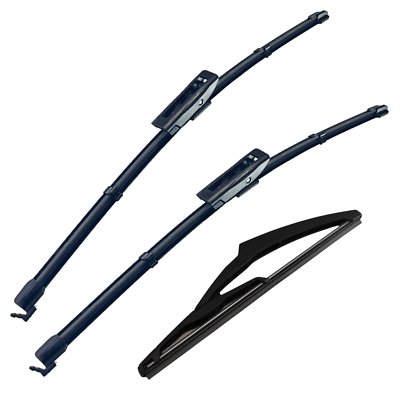 Set of 3 Wipers Fits Citroen C4 Cactus 2010-on With Washer Jets HY-098  24"19"10L | eBay UK