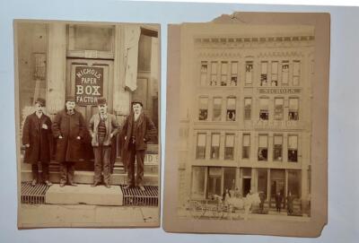 Albumen Photos Nichols Paper Box Company in Hartford, Connecticut
