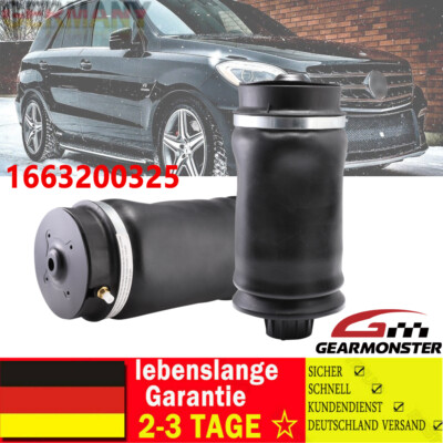 2x Luftfederung Federbalg Hinten Für Mercedes M ML GL Klasse W164 X164 W166 X166