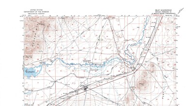 Imlay Quadrangle Nevada 1956 Topo Map USGS 1:62500 Topographic