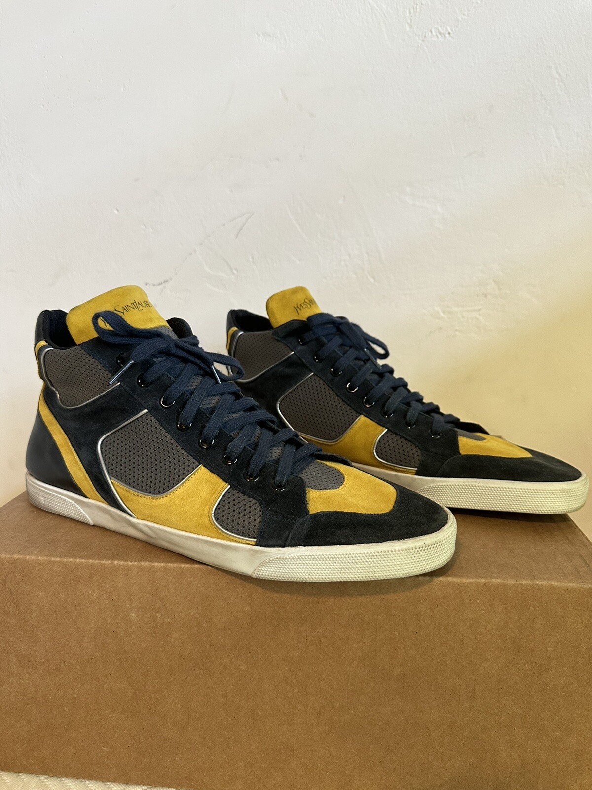 mens saint laurent sneakers 44.5
