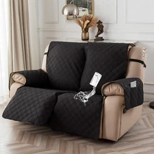 Non-slip waterproof sofa recliner set 2 seats, home decoration protection