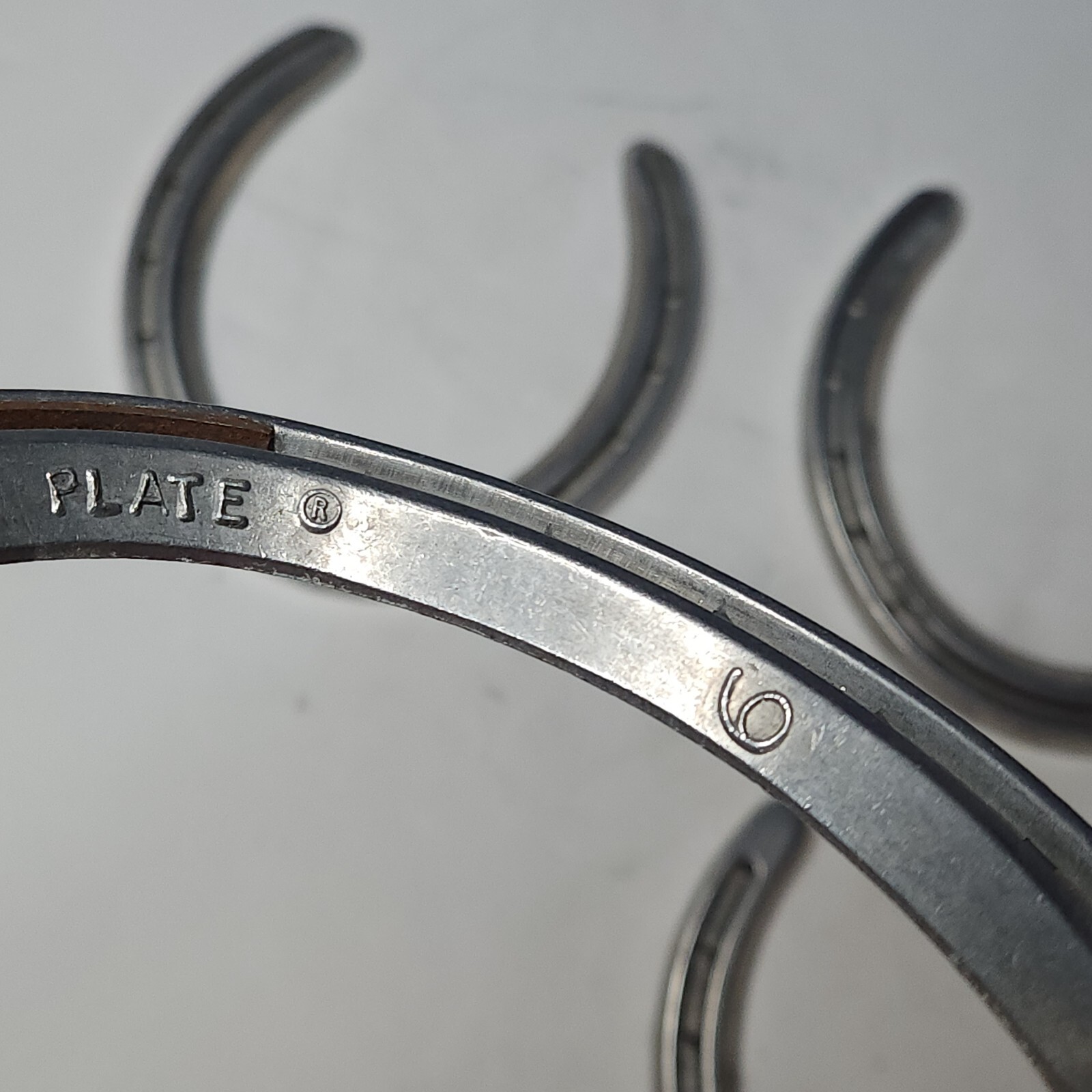 Vintage Thoro'Bred Aluminum Racing Plates Regular Plain size 6 Horse Shoe eBay