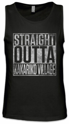 Straight Outta Kakariko Village Men Tank Top Zelda Fun Gamer PC Gaming Triforce