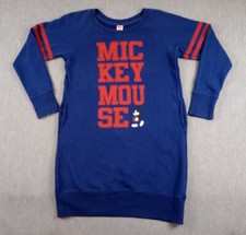 Uniqlo Disney Sweater Womens Sz Med Blue Mickey Mouse Long Sleeve Long Pullover