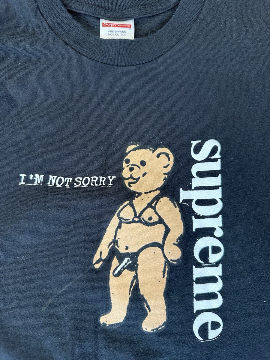 Supreme Not Sorry Tee MENS XL (SS21) MINT last sale $82 | eBay Supreme Not Sorry Tee MENS XL (SS21) MINT last sale $82 | eBay