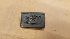 VW Golf Jetta MK2 Wolfsburg Front Kotflügel Blinker Blank Logo Emblem 165853688A