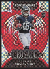 2022 Panini Rookies & Stars #CR-19 Treylon Burks Crusade Red Plaid RC