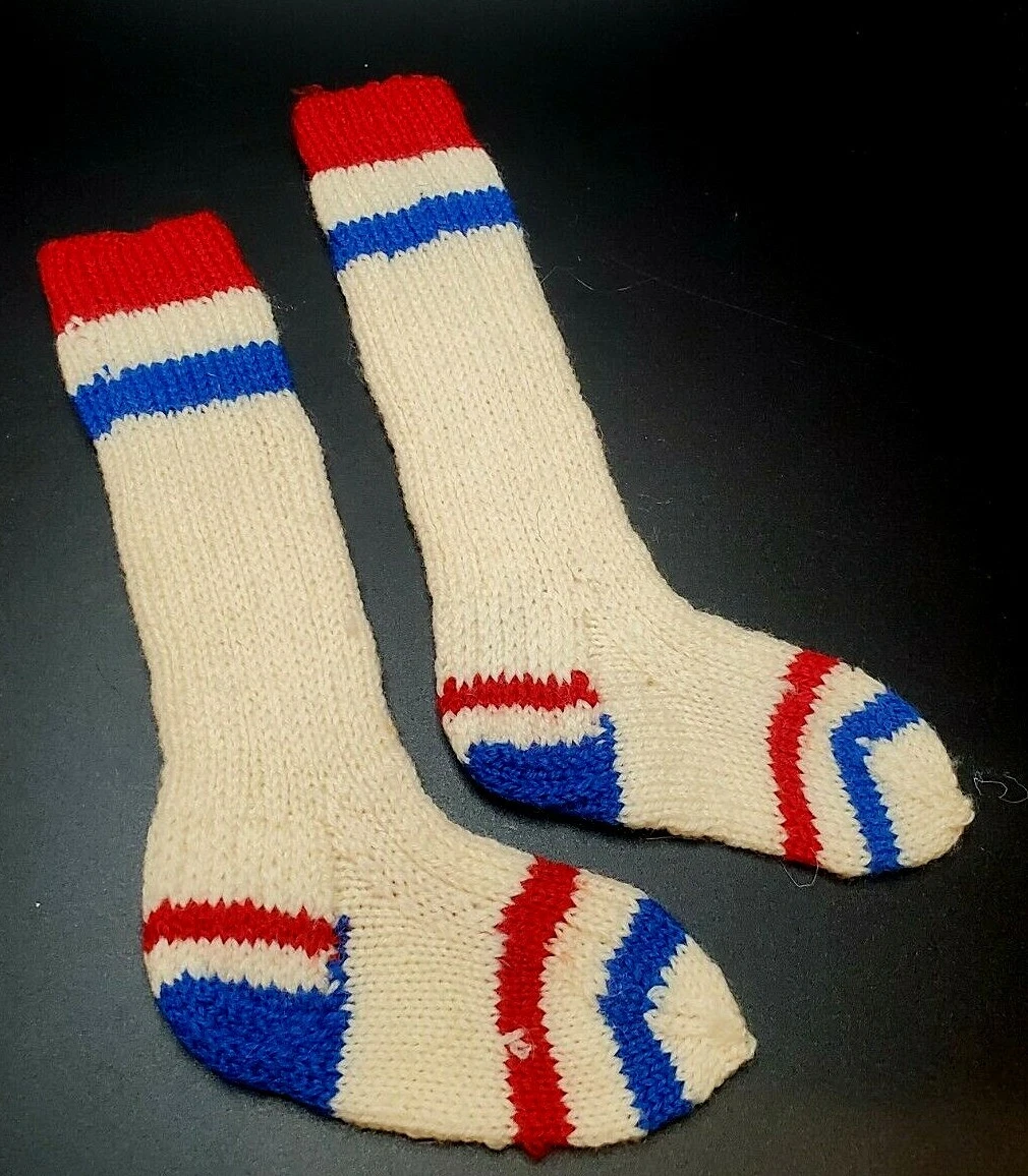 Red knee high baby socks deals