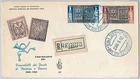 47395 - ITALY REPUBLIC - ENVELOPE FDC 1952 Sass 689/90 MODENA / PARMA - CENTERED
