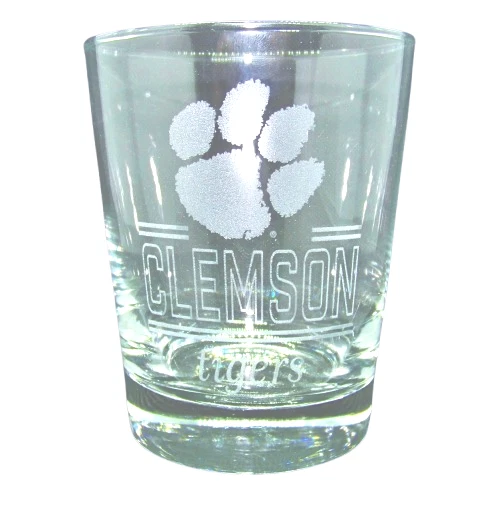 The Memory Company Clemson Tigers Rocks Glass - Thumbnail 2