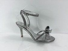 Nina Womens Silver Heels 6 M