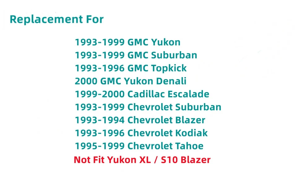 Passenger/Right Front Door Glass For 93-99 Yukon Suburban Escalade Tahoe Blazer — 第 2/4 张图片