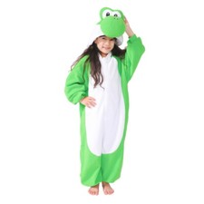 SAZAC Super Mario Brothers Yoshi Kids Costume Fleece Kigurumi Cosplay 130 110