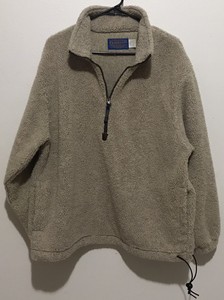 beige sherpa pullover