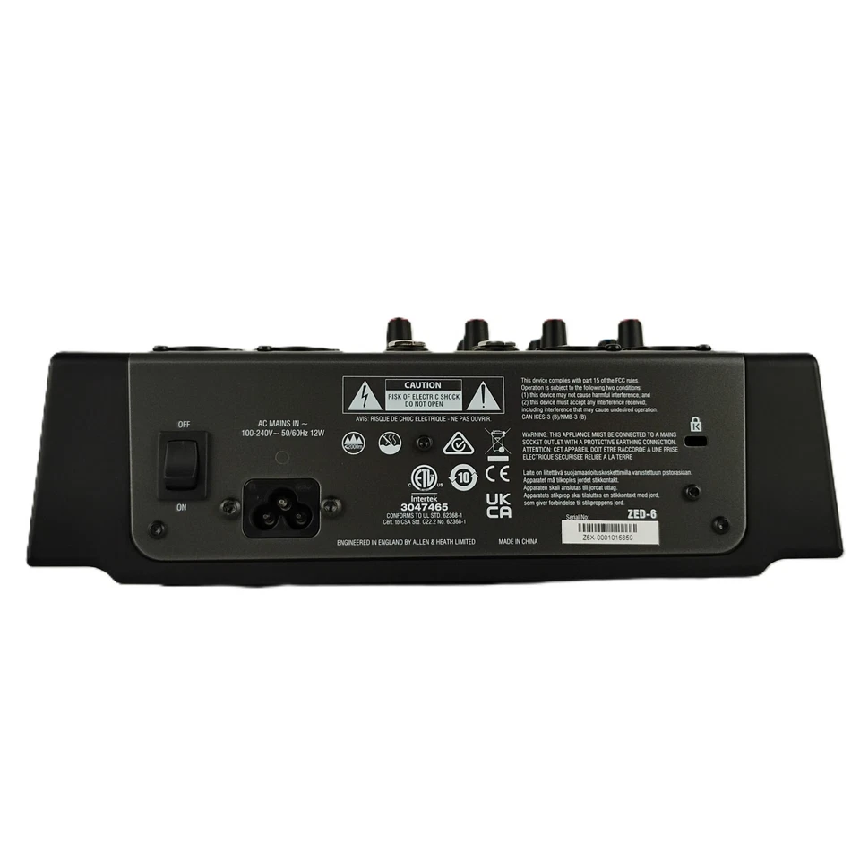 ZED-6 Ultra Compact 6-Input Audio Mixer  - Image 2 of 4