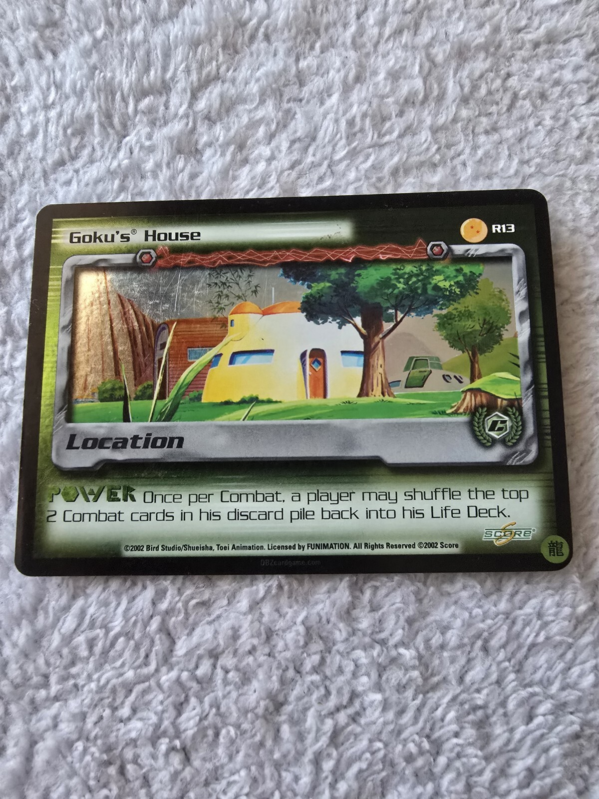 DBZ Dragon Ball Z FOIL Goku's House R13 CCG Cell Games Saga MP Redemption