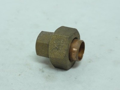 202783 New-No Box; Nibco 733-3/8 Cast Bronze Union; 3/8'' C x C