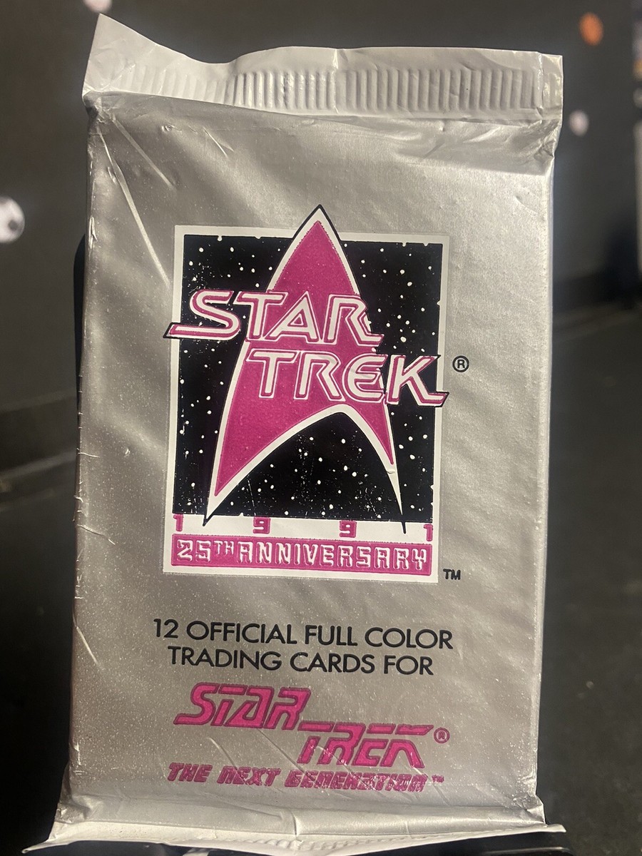 Vintage 90s 1991 Star Trek 25th Anniversary 12 Collector Trading